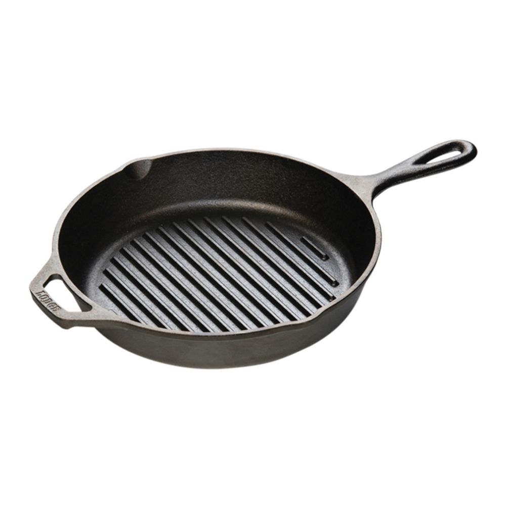 Grillpanna i gjutjärn från Lodge Classic på 26 cm (10,25 in).