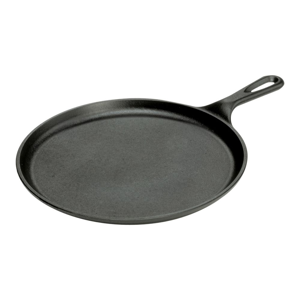 Pannkakspanna i gjutjärn från Lodge på 27 cm (10,5 in).