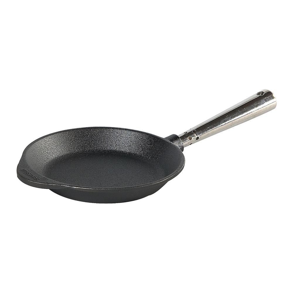 Gjutjärnspanna från Skeppshult Professional med stålhandtag på 18 cm.