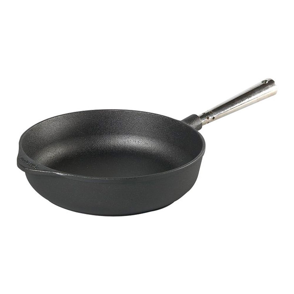 Traktörpanna i gjutjärn från Skeppshult Professional med stålhandtag på 25 cm.